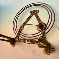 SOLD: Victorian Cast Gong/Clock Spring: Large