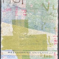 Votre Lettre: Original Mixed Media Art