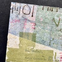 Votre Lettre: Original Mixed Media Art