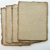 Handmade Cotton Paper Set of 10: Wheat Toast