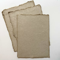 Handmade Cotton Paper Set of 10: Wheat Toast