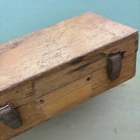 SOLD: Vintage Three-Compartment Supply Box