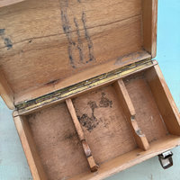 SOLD: Vintage Three-Compartment Supply Box