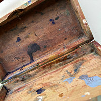 Vintage Wooden Artist Paint Box
