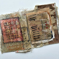 Woven Threads: Original Mixed Media Artist Book