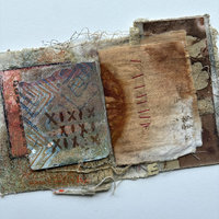 Woven Threads: Original Mixed Media Artist Book