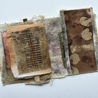 Woven Threads: Original Mixed Media Artist Book