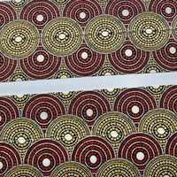 Pounded Yam Washi Tape: Red & Yellow