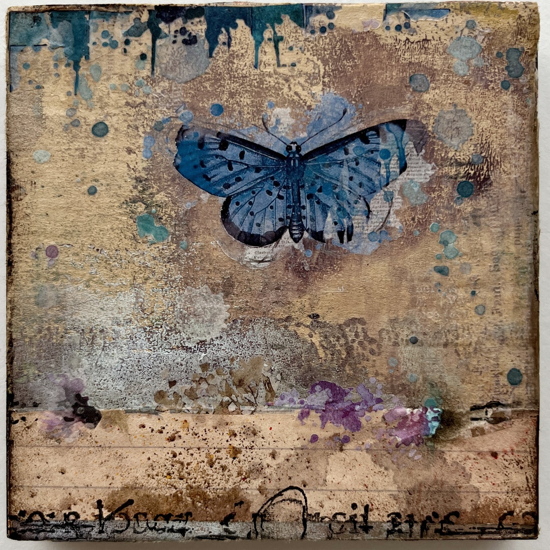 Here and Now: Original Mixed Media Art