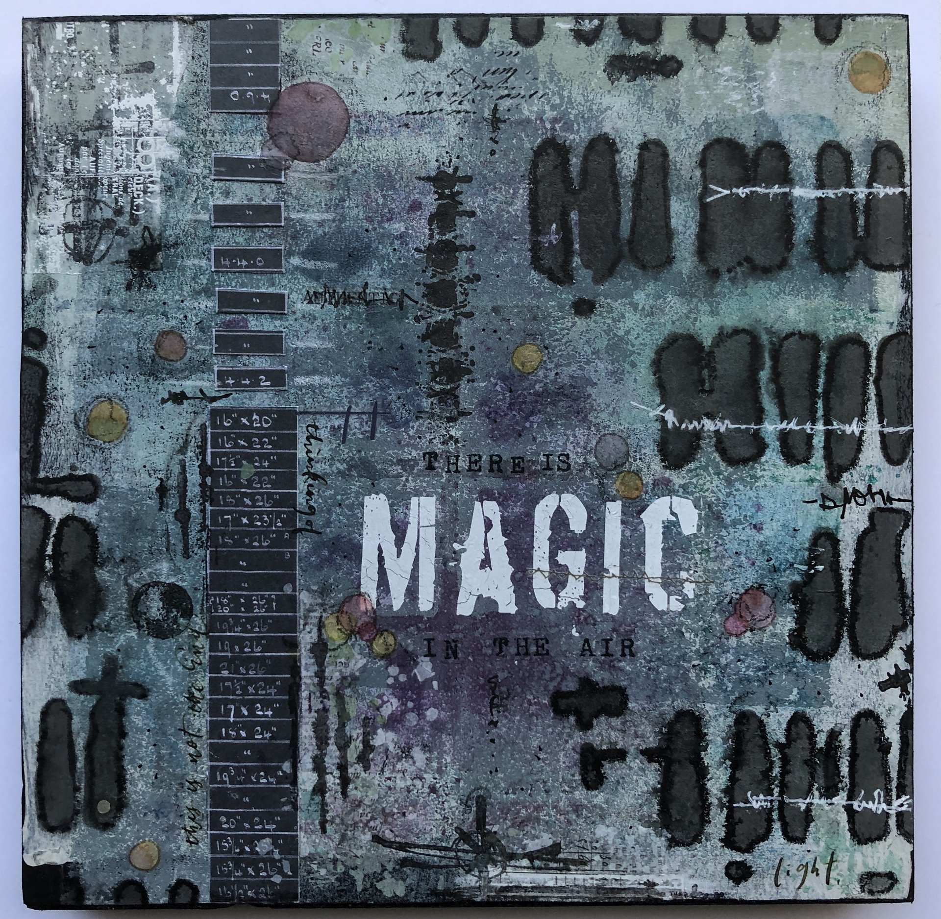 In the Air: Original Mixed Media Art
