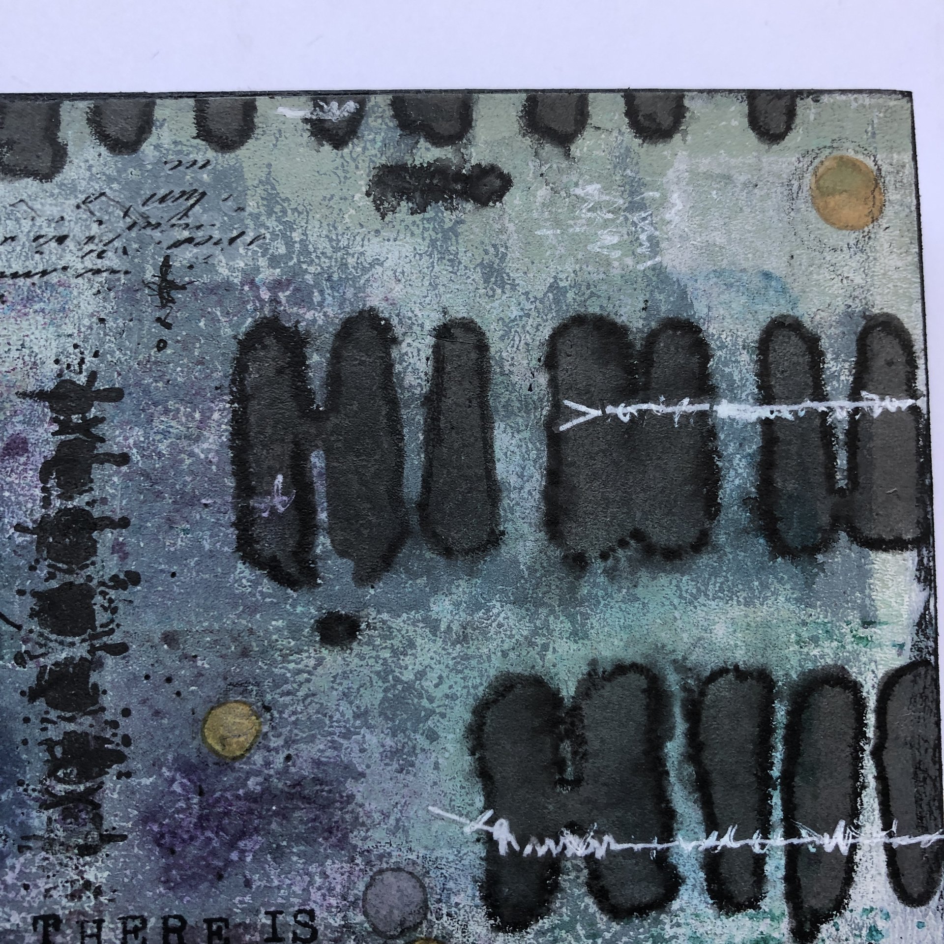 In the Air: Original Mixed Media Art