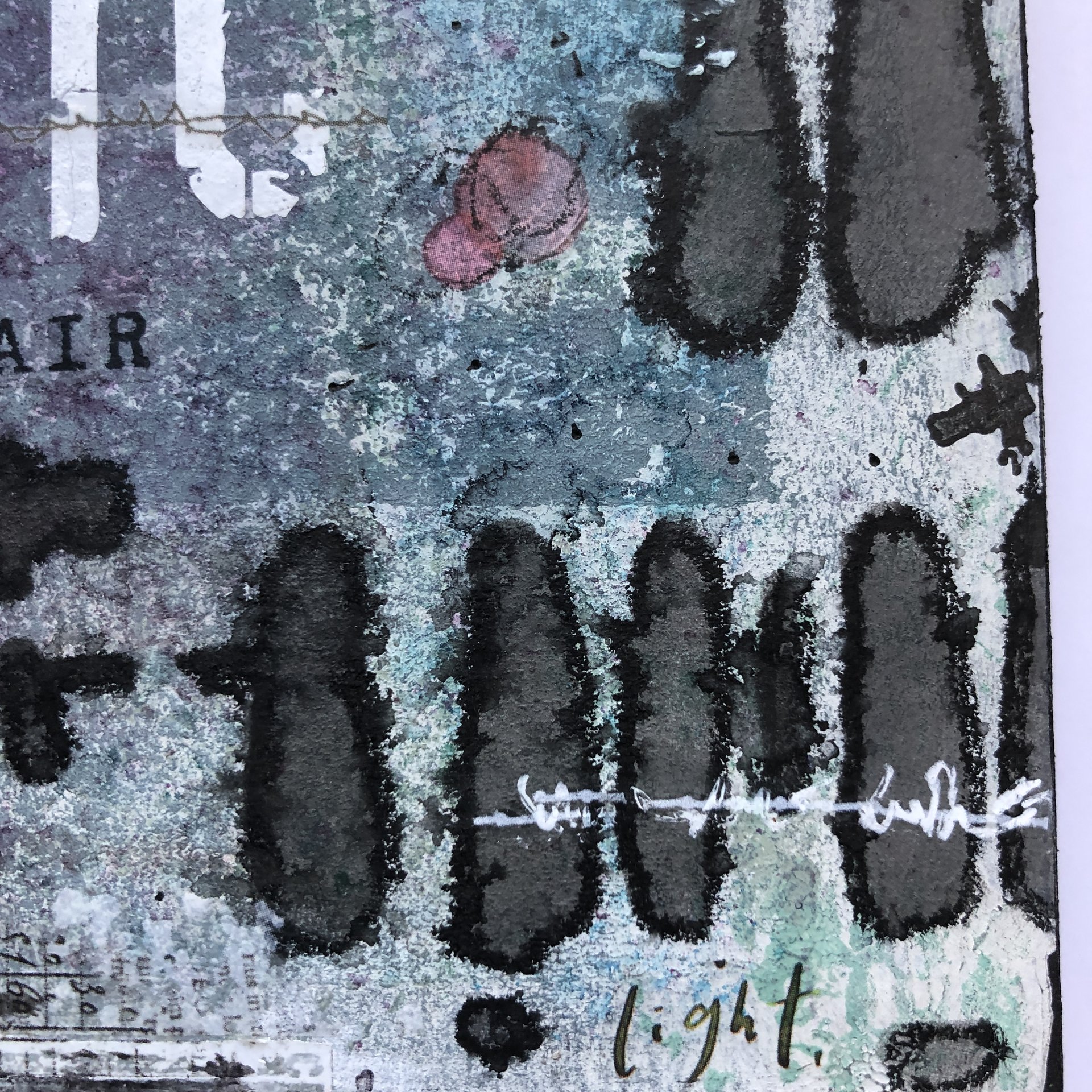 In the Air: Original Mixed Media Art