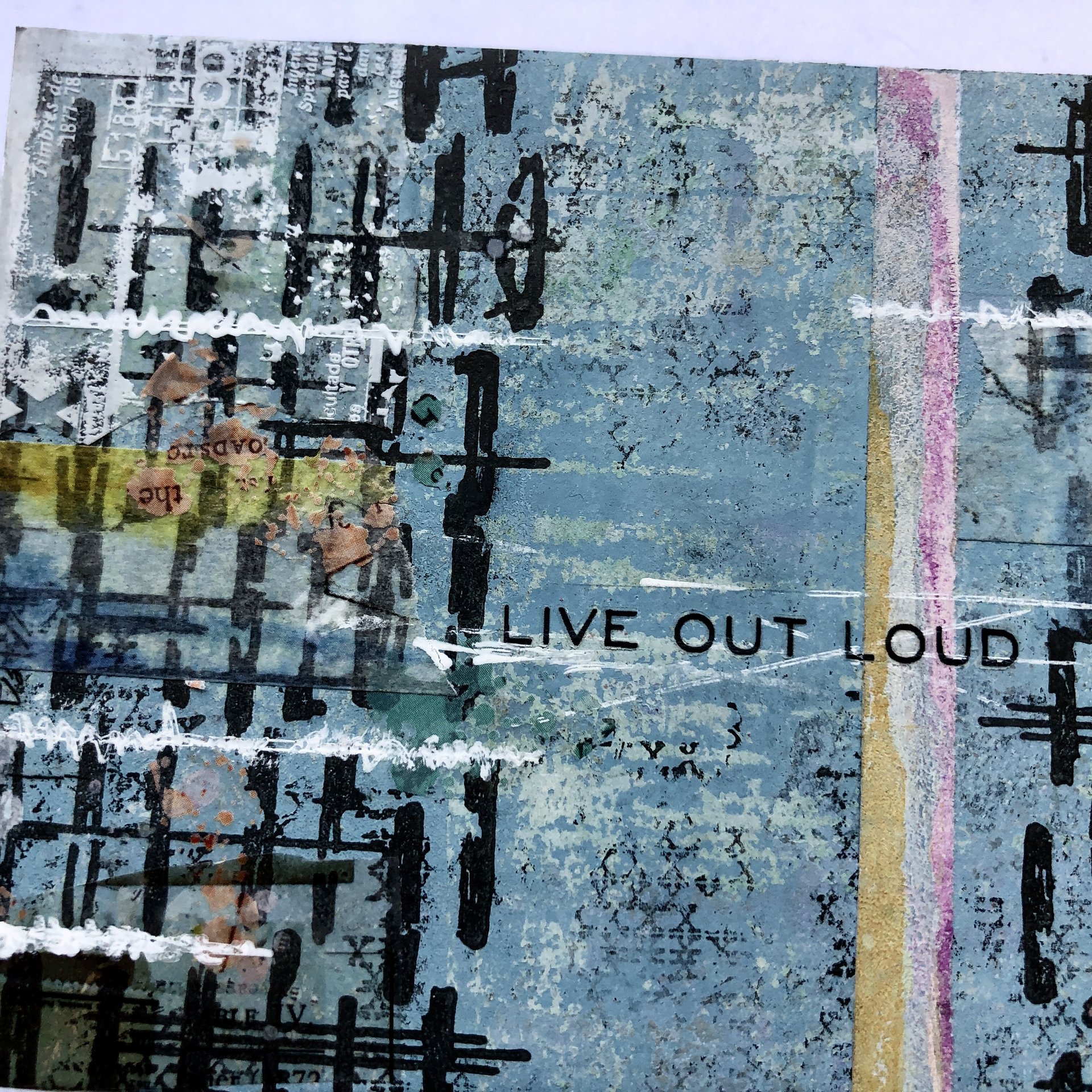 Out Loud: Original Mixed Media Art