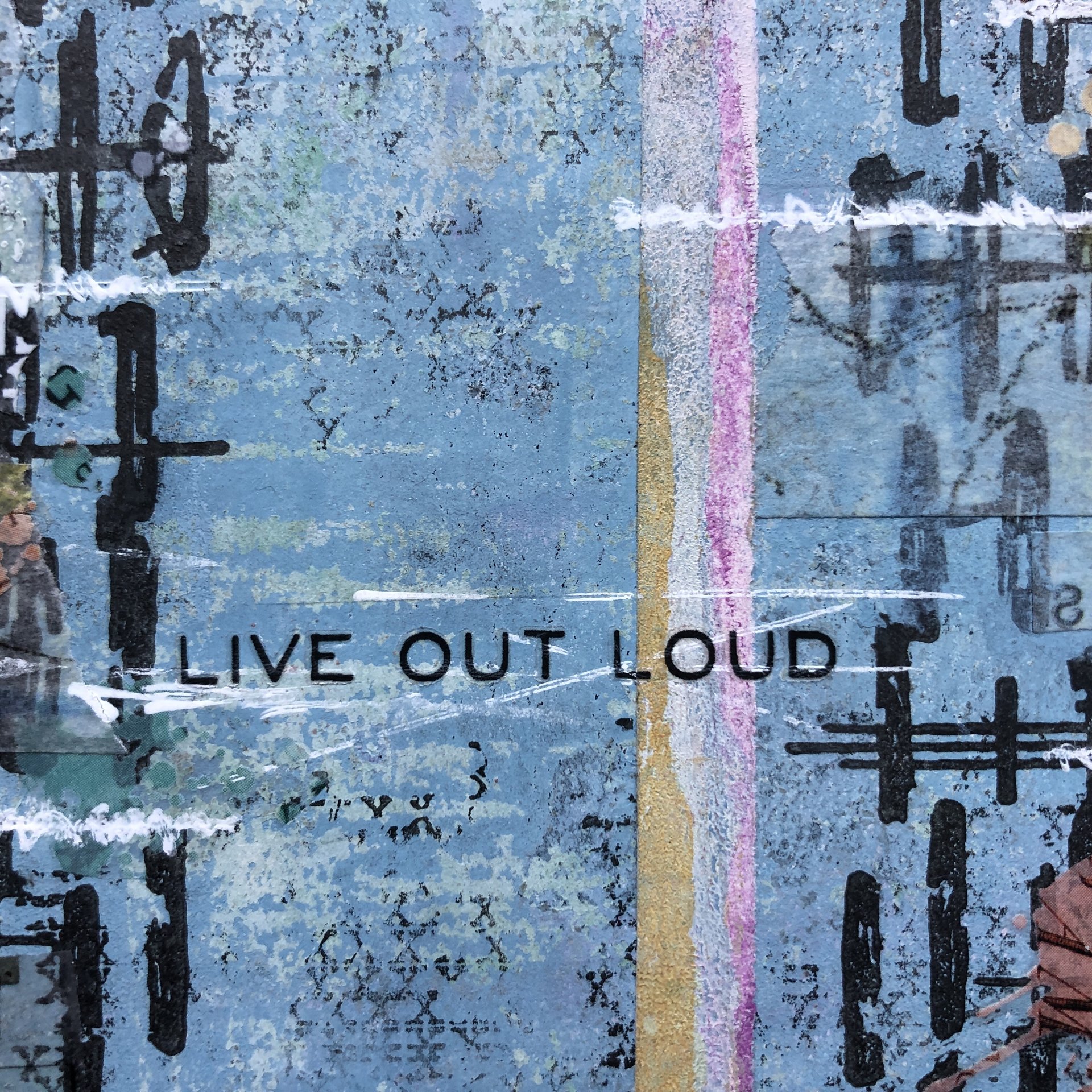 Out Loud: Original Mixed Media Art