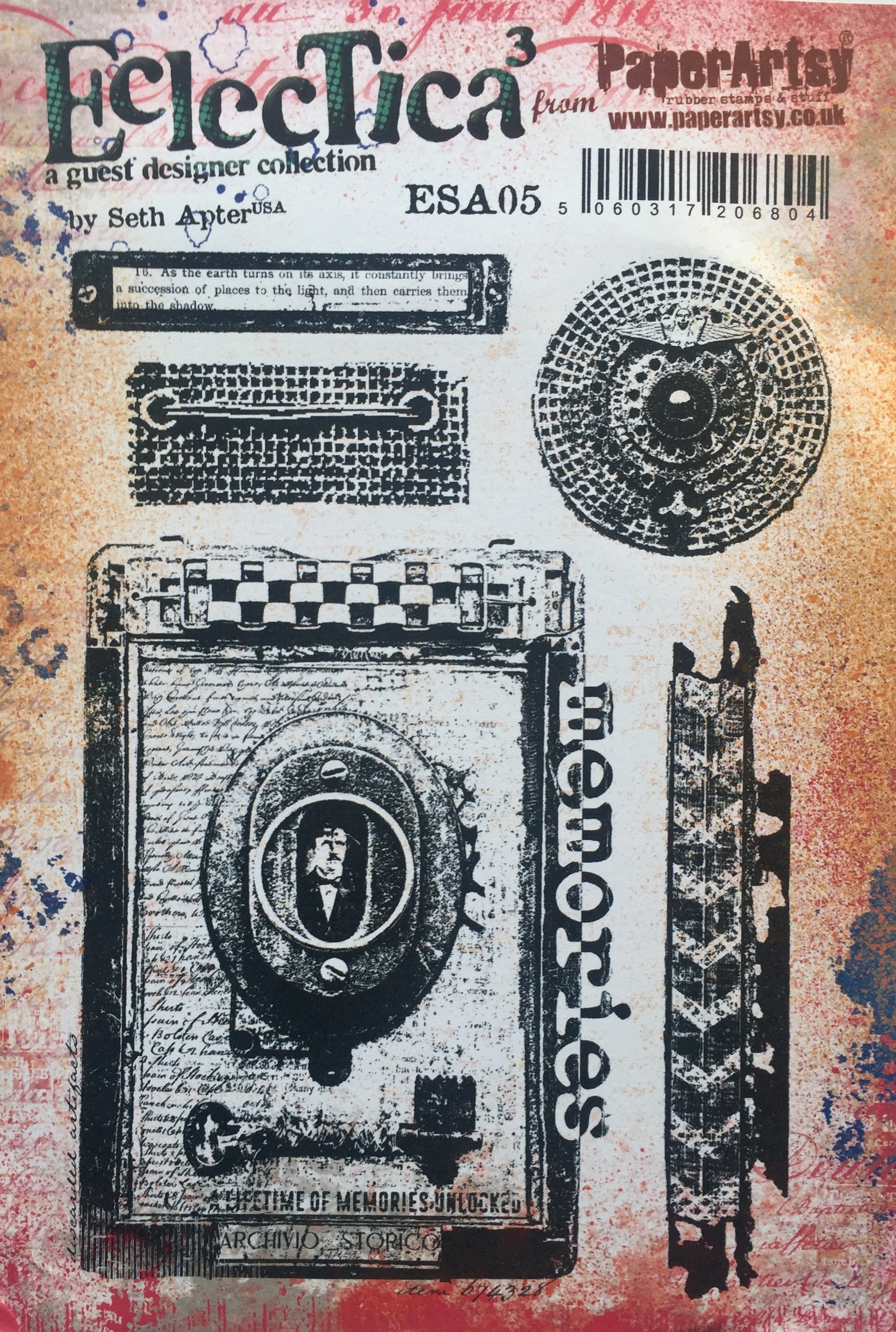 Eclectica³ 05 Cling Rubber Stamp Set