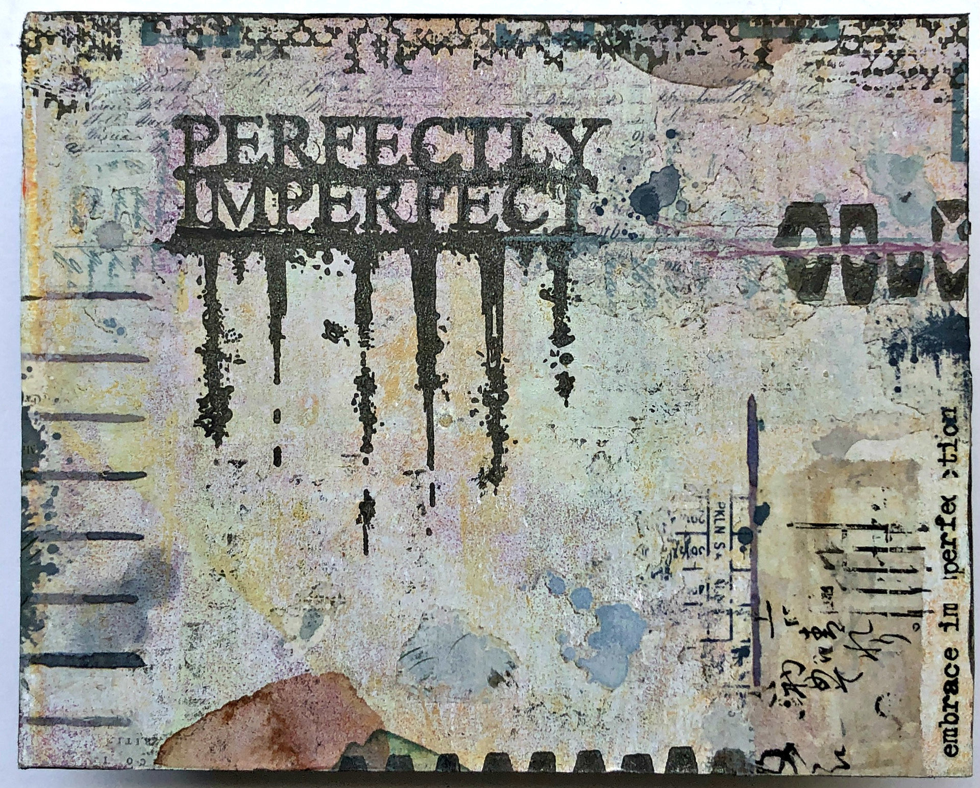 Perfect: Original Mixed Media Art
