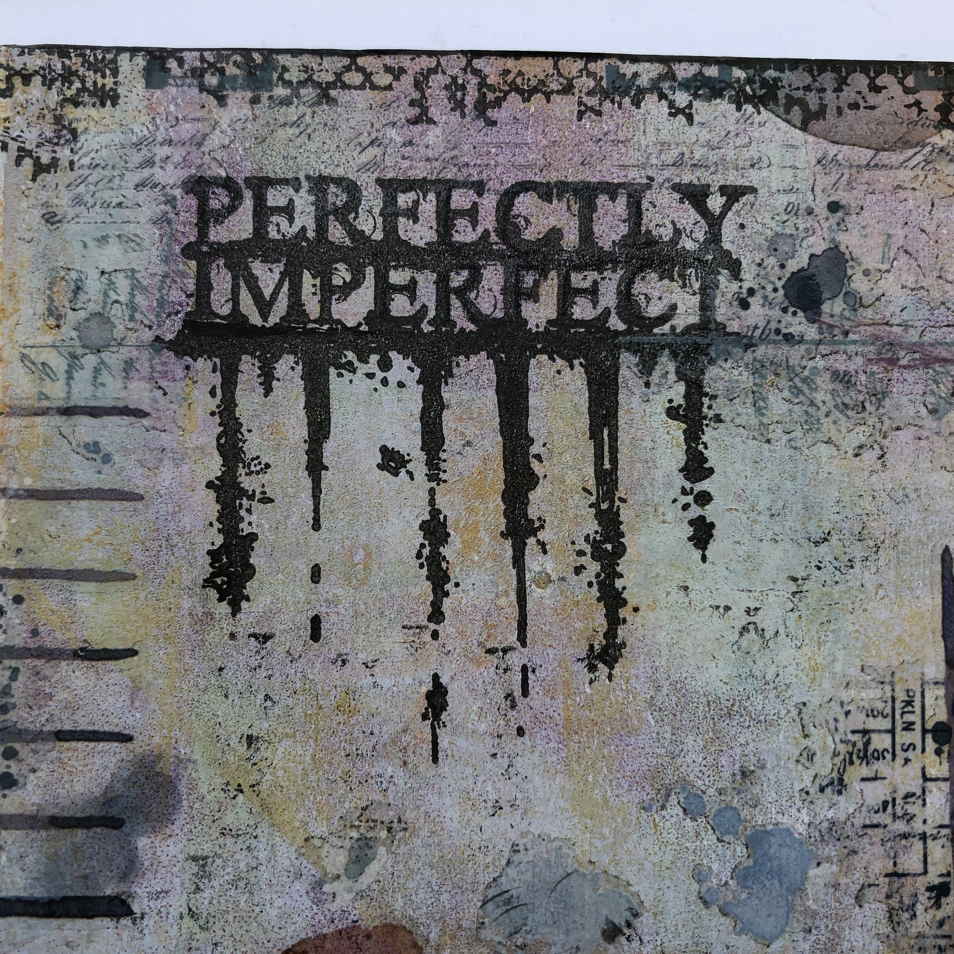 Perfect: Original Mixed Media Art
