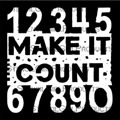Make it Count Stencil