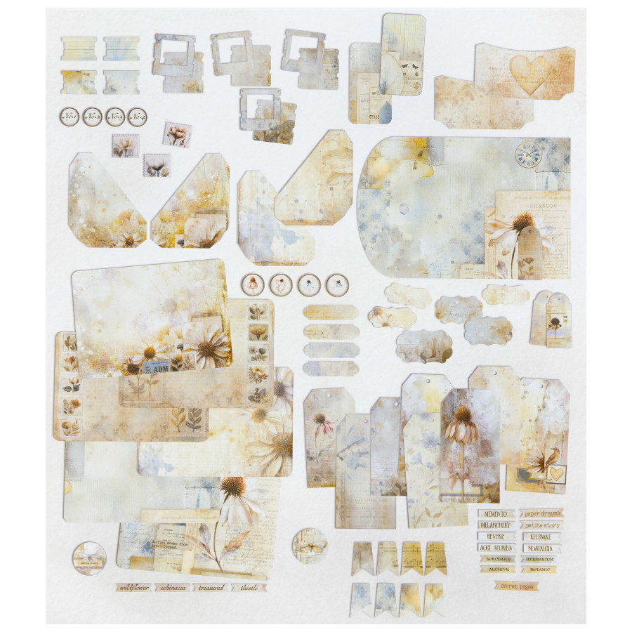 49 and Market Junk Journal Set: Faded Memory Lane