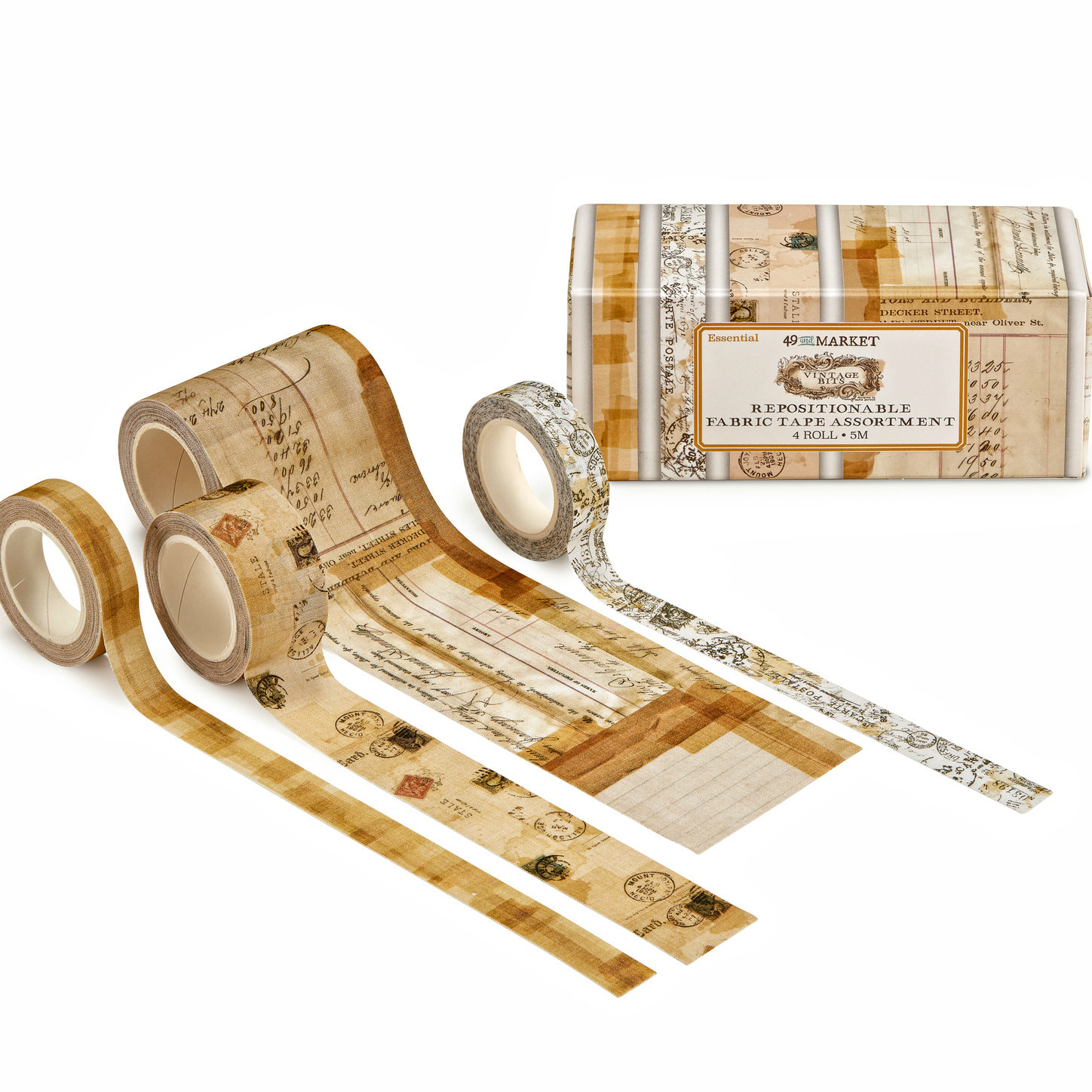 49 and Market Nature Study Fabric Tape: Vintage Bits