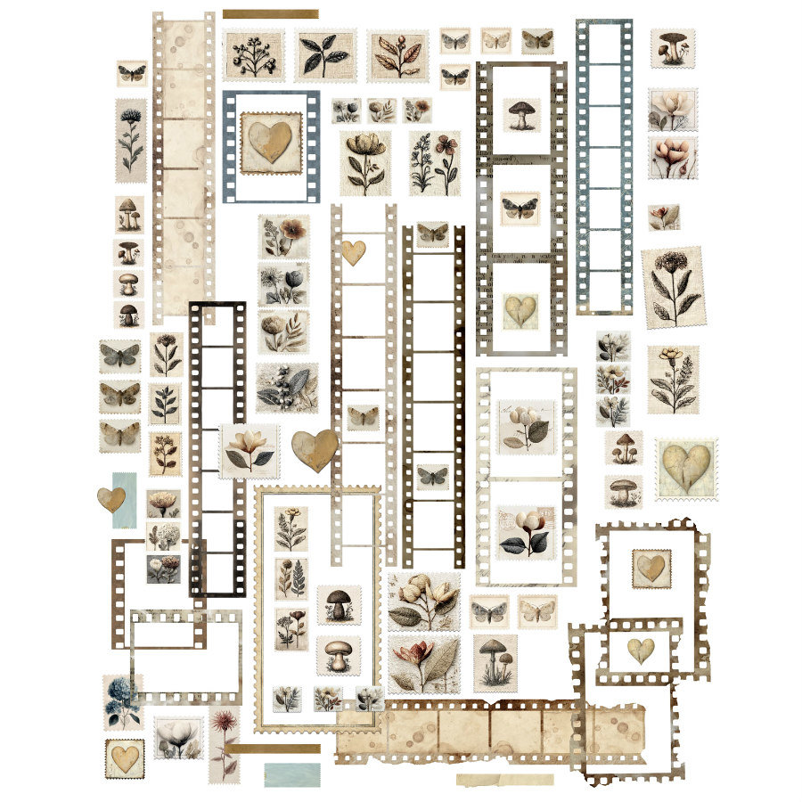 49 and Market Laser Cut Outs: Faded Memory Lane 