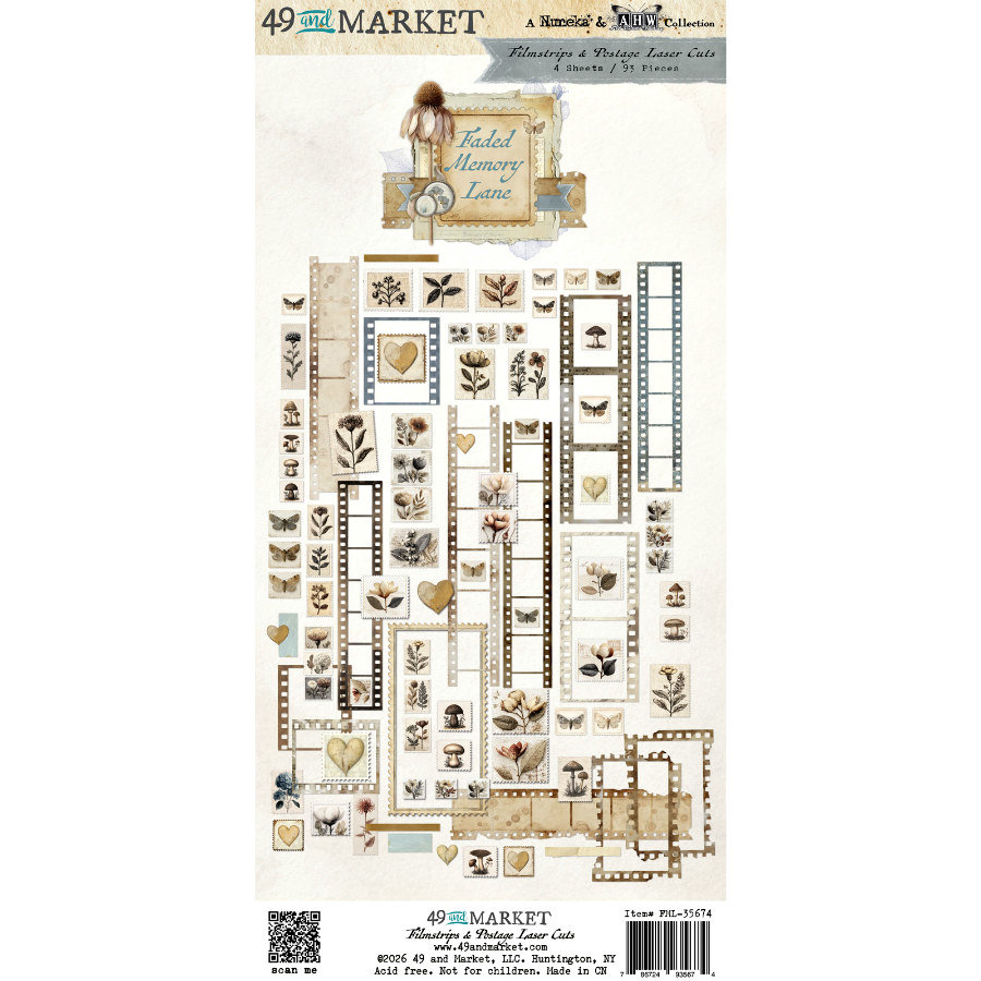 49 and Market Laser Cut Outs: Faded Memory Lane 