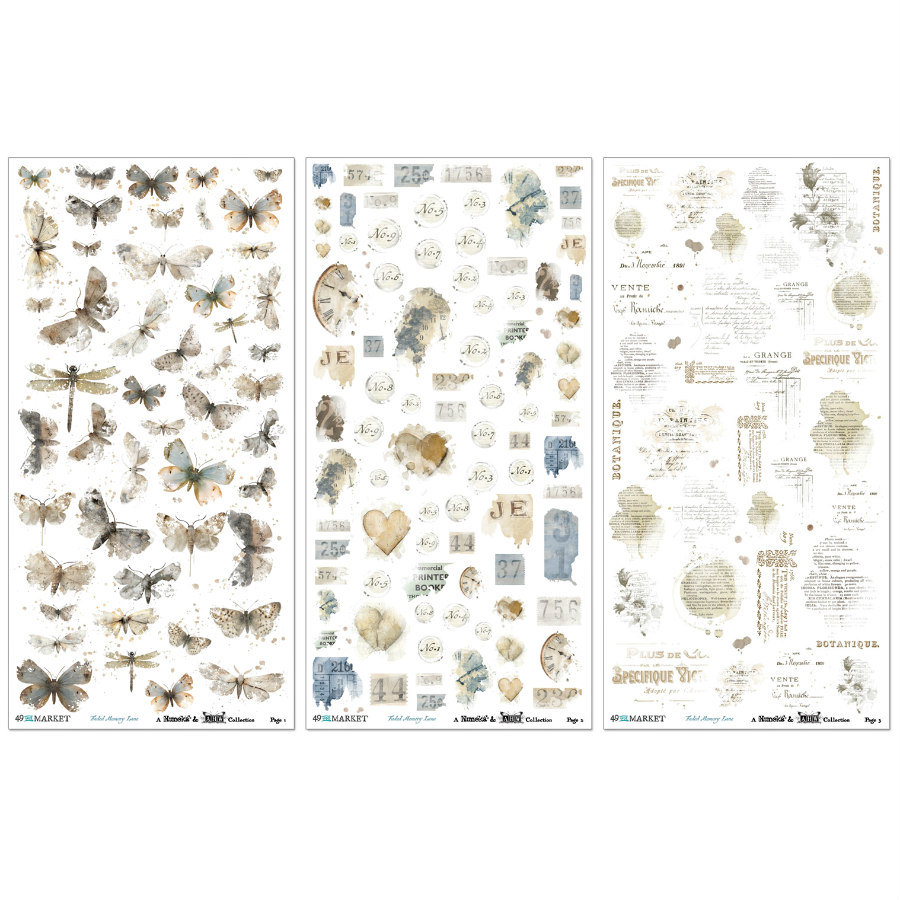 49 and Market Blendable Rub-On Set: Faded Memory Lane