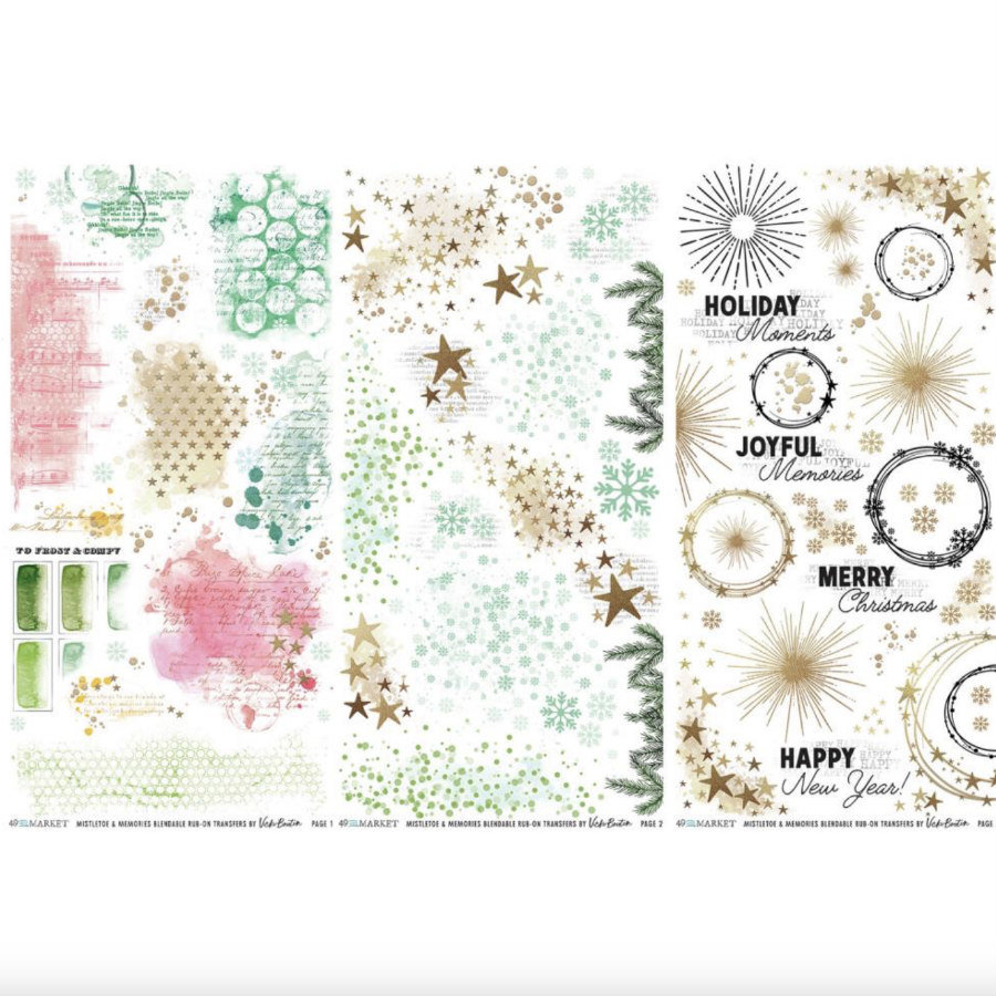 NEW: 49 and Market Blendable Rub-On Set: Mistletoe & Memories