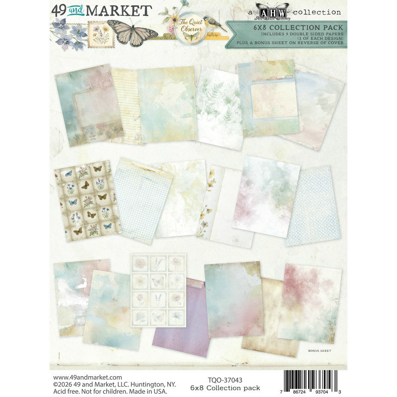 49 and Market 6x8 Paper Pack: The Quiet Observer