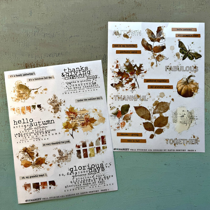 49 and Market Rub-Ons: Fall Stories