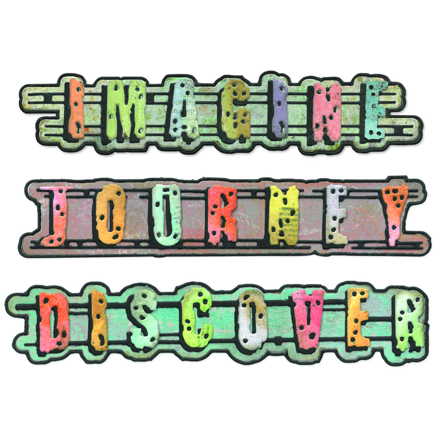 Sizzix Thinlet Dies: Word Wafers I