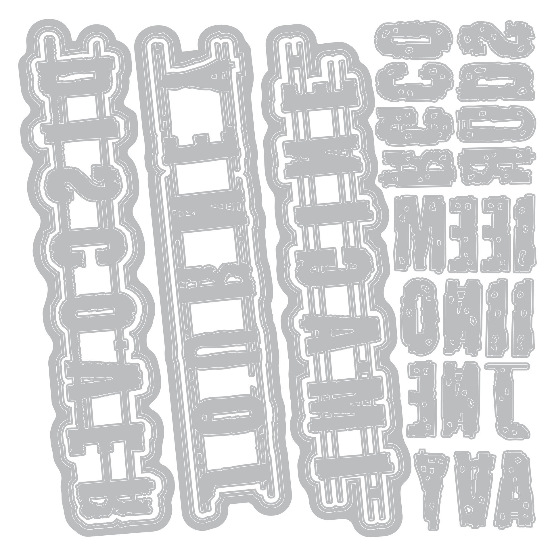 Sizzix Thinlet Dies: Word Wafers I