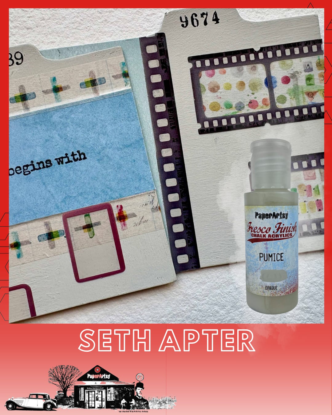 PaperArtsy Paint: Pumice