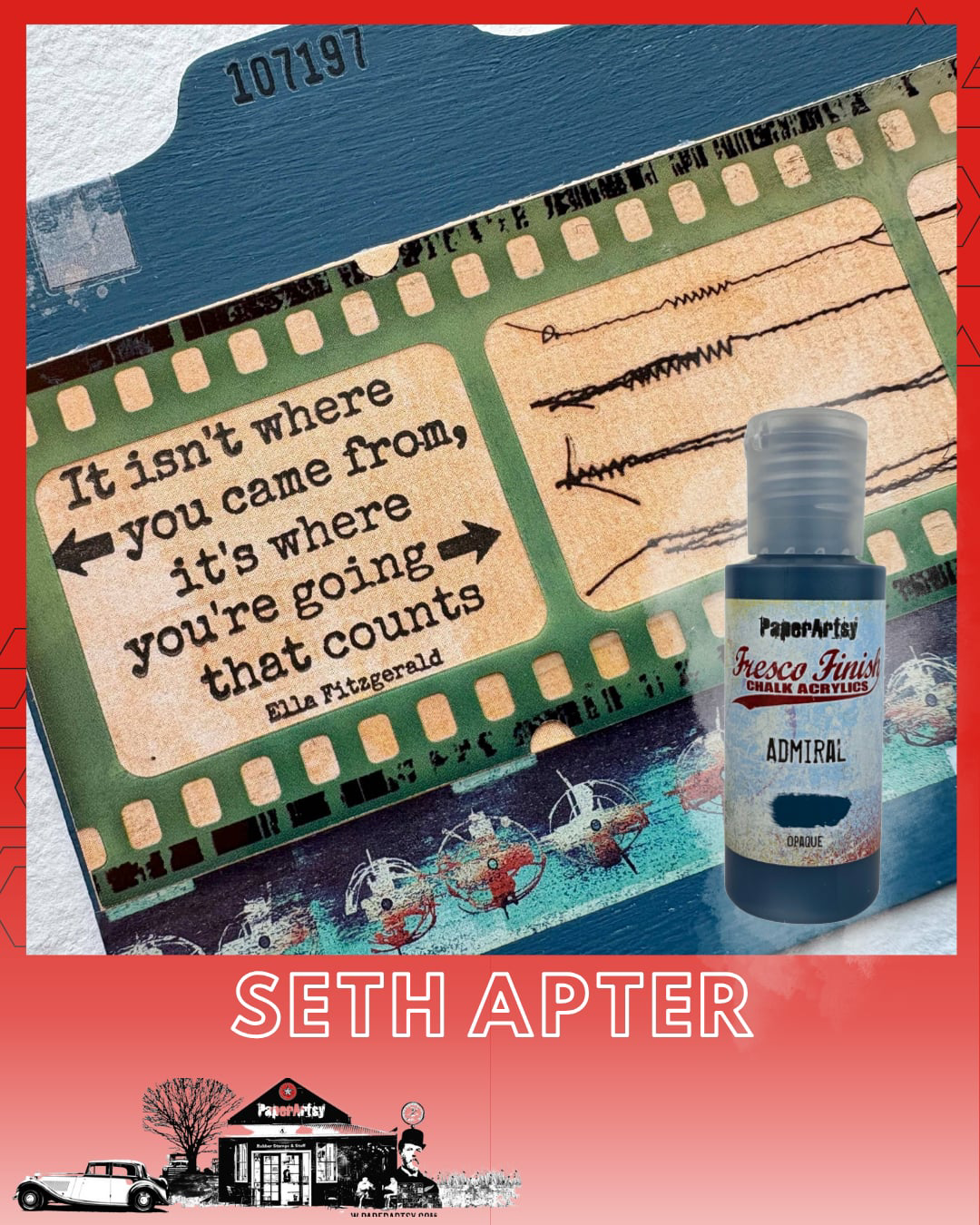 PaperArtsy Paint: Admiral