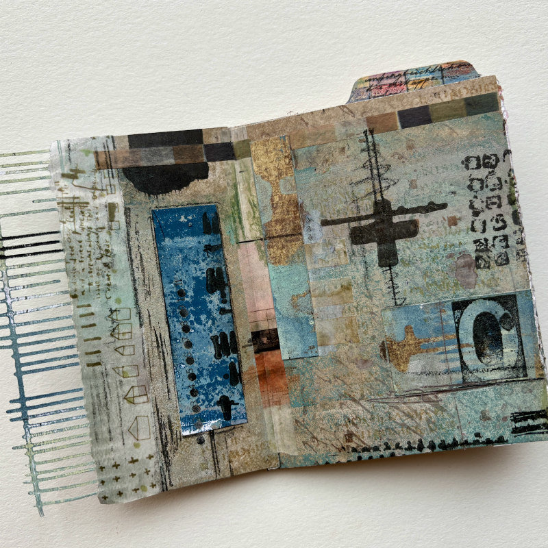 A Single Step: Original Mixed Media Artist Book