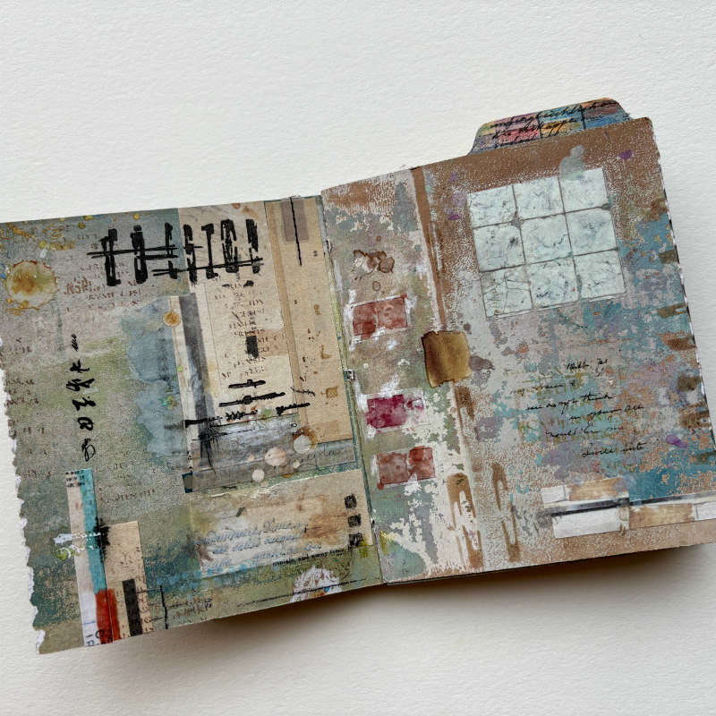 A Single Step: Original Mixed Media Artist Book