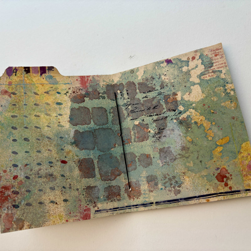 A Single Step: Original Mixed Media Artist Book