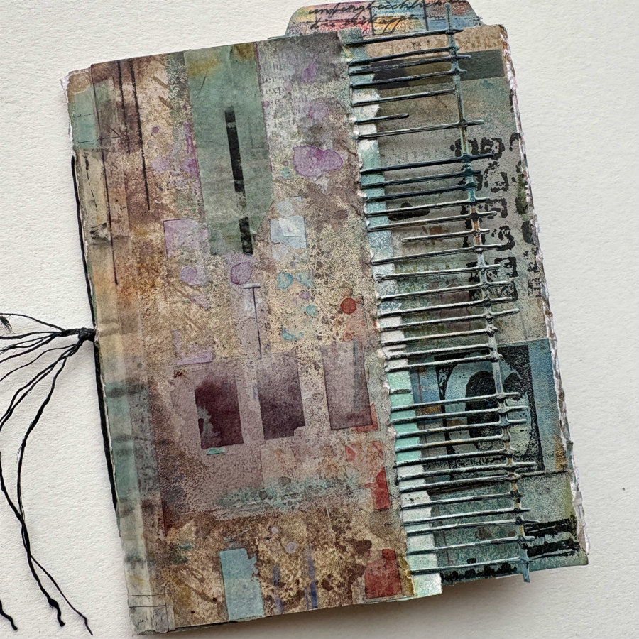 A Single Step: Original Mixed Media Artist Book