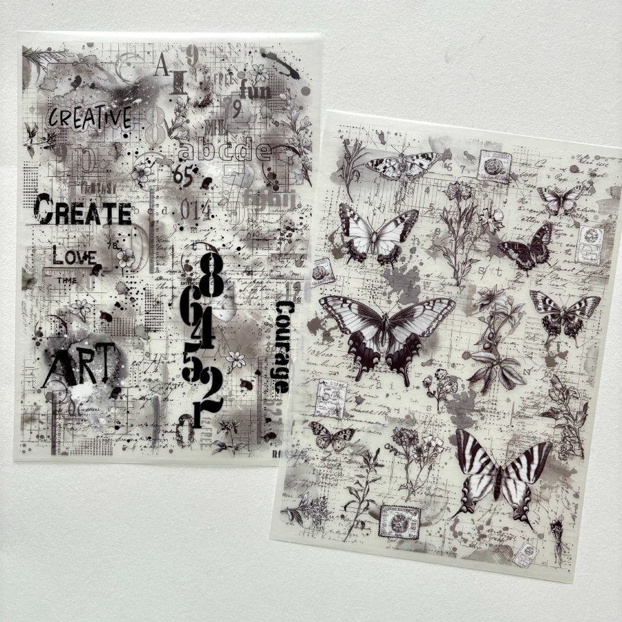AALL & CREATE Rub-Ons: Lyrical Traces