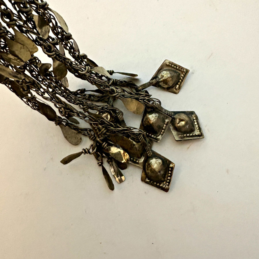 Vintage Afghan Kuchi Tribal Pendant Adornment: Repaired