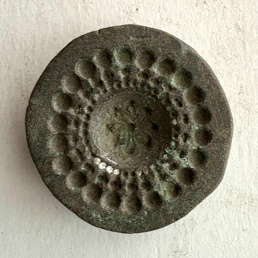 Afghan Antique Brass Jewelry Mold 