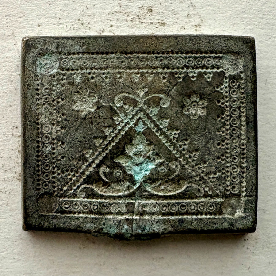 Afghan Antique Brass Jewelry Mold 