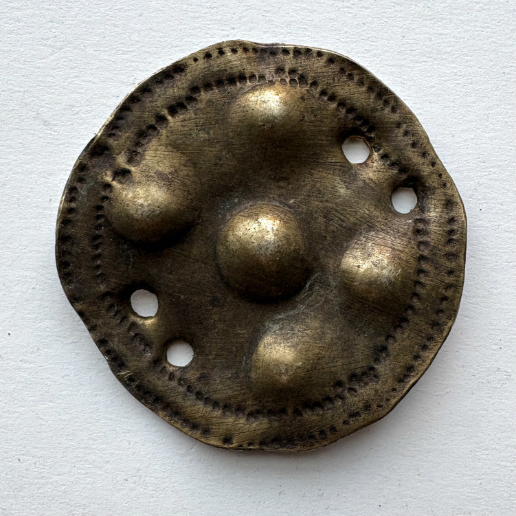 Ethiopian Antique Brass Medallion 