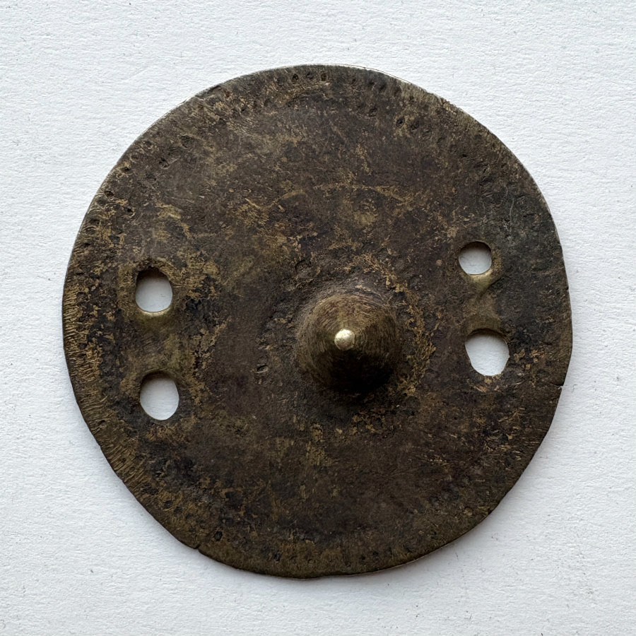 Ethiopian Antique Brass Medallion 