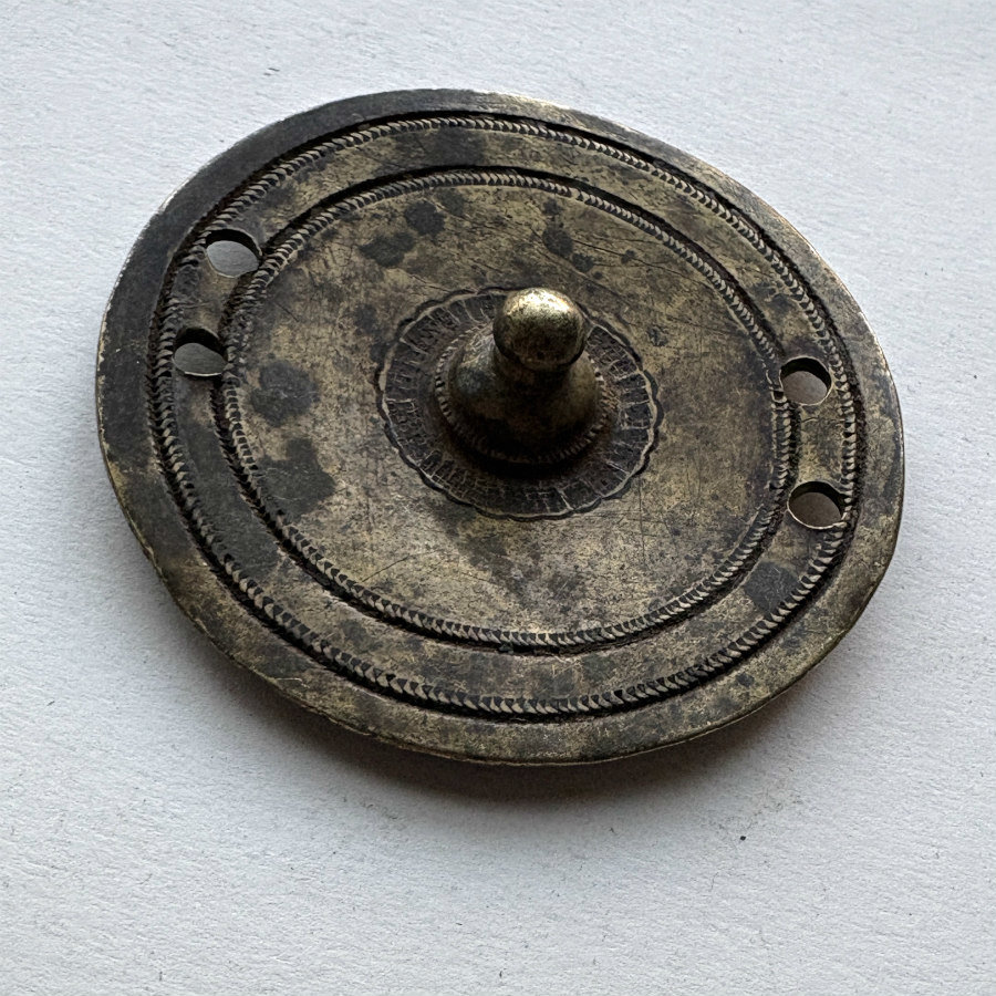 Ethiopian Antique Brass Medallion 
