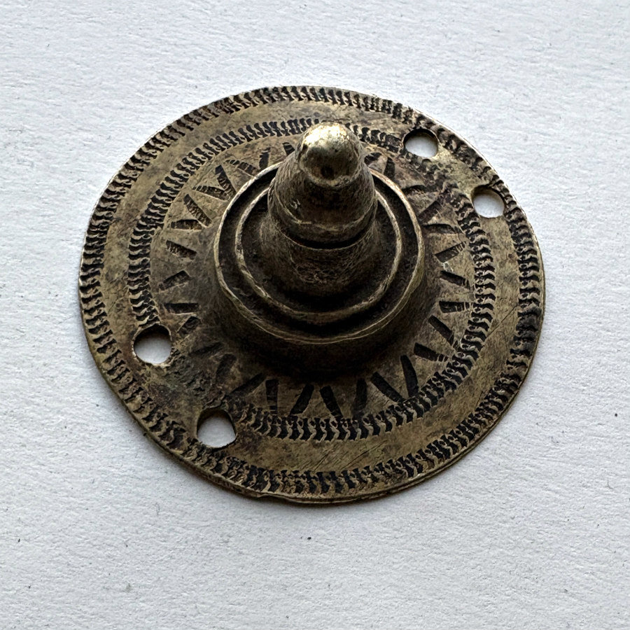 Ethiopian Antique Brass Medallion 