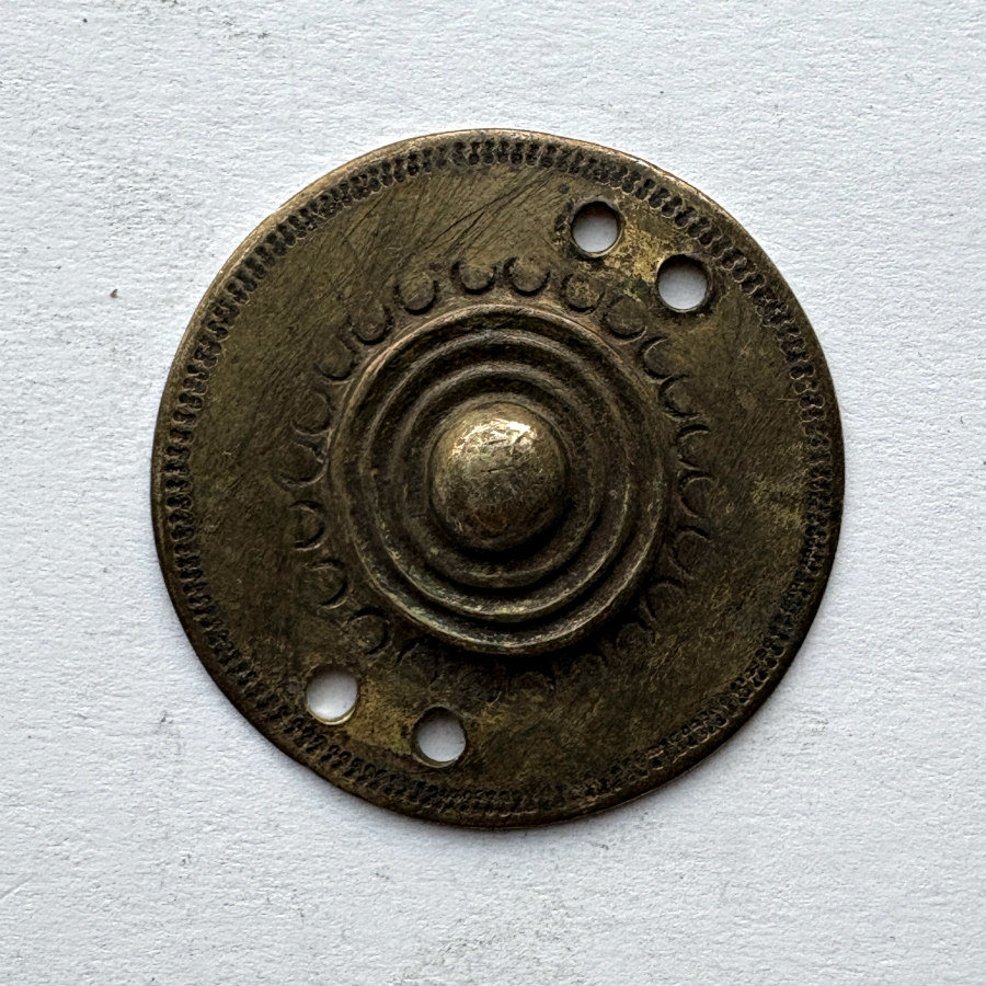 Ethiopian Antique Brass Medallion 