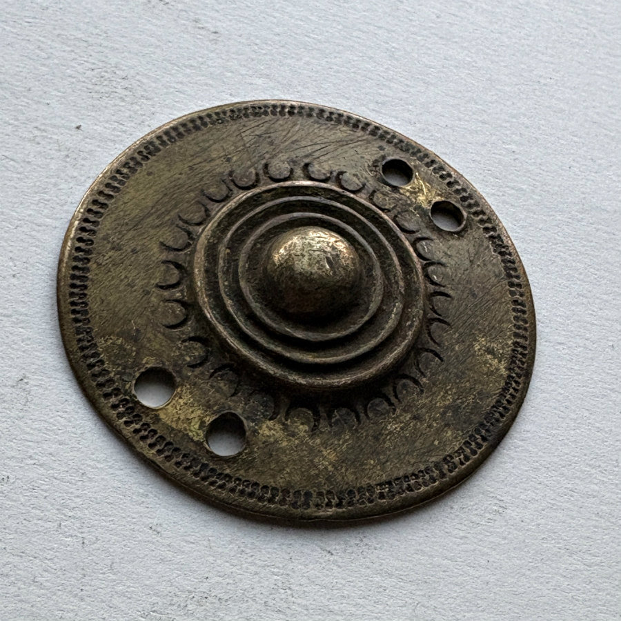 Ethiopian Antique Brass Medallion 