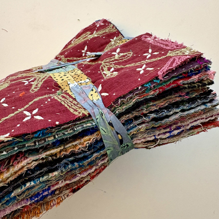 Hand Stitched & Embroidered Kantha Bundle