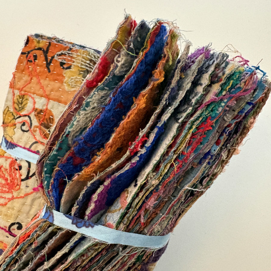 Hand Stitched & Embroidered Kantha Bundle